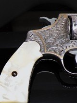 J FRAME MODEL 60 EUROPEAN ENGRAVED OAKLEAF MOTIFF GOLD WIRE INLAY - 7 of 13