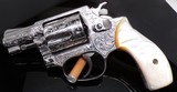 SMITH & WESSON J FRAME MODEL 60 FLANNERY ENGRAVED