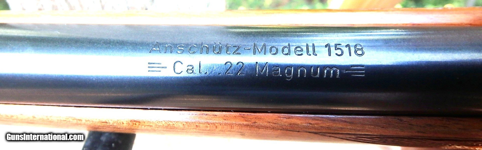 Anschutz Model 1518 Mannlicher in .22 Mag. Vintage 1967 With Bone