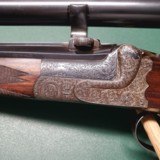 Custom Built German L Schiwy Berlin Pre War 1930’s Stalking Rifle 250-3000  - 4 of 15