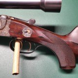 Custom Built German L Schiwy Berlin Pre War 1930’s Stalking Rifle 250-3000  - 3 of 15