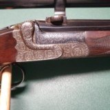 Custom Built German L Schiwy Berlin Pre War 1930’s Stalking Rifle 250-3000  - 9 of 15