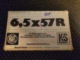 RWS 6.5x57R
127 gr soft nose - 2 of 2