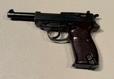 WALTHER P38 PISTOL BYF 1943 w/BML '42 MATCHING ORIGINAL HOLSTER - 2 of 12