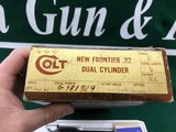 Colt New Frontier .22/22 Mag Unfired in Original Box with Paperwork - 7 of 8