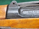 Walther German K43/G43 8MM Mauser AC44 Matching Serial Numbers Eagle/N Waffenamt Nazi Proof Panel Cut - 8 of 20