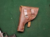 Husqvarna M1907 .380 with Infantry Regiment stamping. GB stamps Original Holster Extra Magazine - 10 of 12