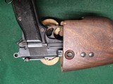 FN Browning HI Power 9mm MK 1 * Canada With Wood Holster Stock - 15 of 16