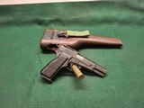 FN Browning HI Power 9mm MK 1 * Canada With Wood Holster Stock