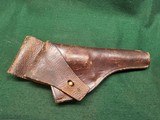 Colt 1917 US Army US Property 45 ACP W/ Orig Leather Holster - 9 of 10