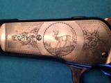 Winchester Ser# 157XXX, 1886 45-70 Takedown #9 Engraved Shotgun Butt/Lyman - 12 of 15