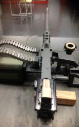 Browning M2HB- CWA (SEMI AUTO)- Hughes Aircraft Feed- Naval Mount-Full T&E, Approx. 1200 Linked BMG AMMO - 3 of 6