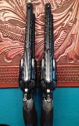 RARE - USFA Match Pair Factory Engraved - Armory Blue - Beautiful Checkered Rosewood - 8 of 11
