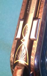 Winchester Ser# 53,XXX, 1886 45-70 High Grade Gold Engraved Crescent Engraved Butt/Lyman - 13 of 15