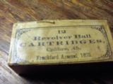 45 Caliber Revolver "Frankford Arsenal 1875" - 1 of 2