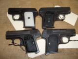 4 25 caliber pistols
Astra : ES : Haenel
: CB Buffalo - 2 of 9