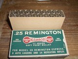Remington 25 Rem. Caliber 2 Boxes - 1 of 6