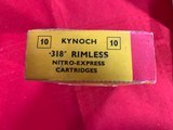 Kynoch 318 Rimless Nitro-Express - 2 of 3