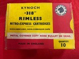 Kynoch 318 Rimless Nitro-Express - 1 of 3