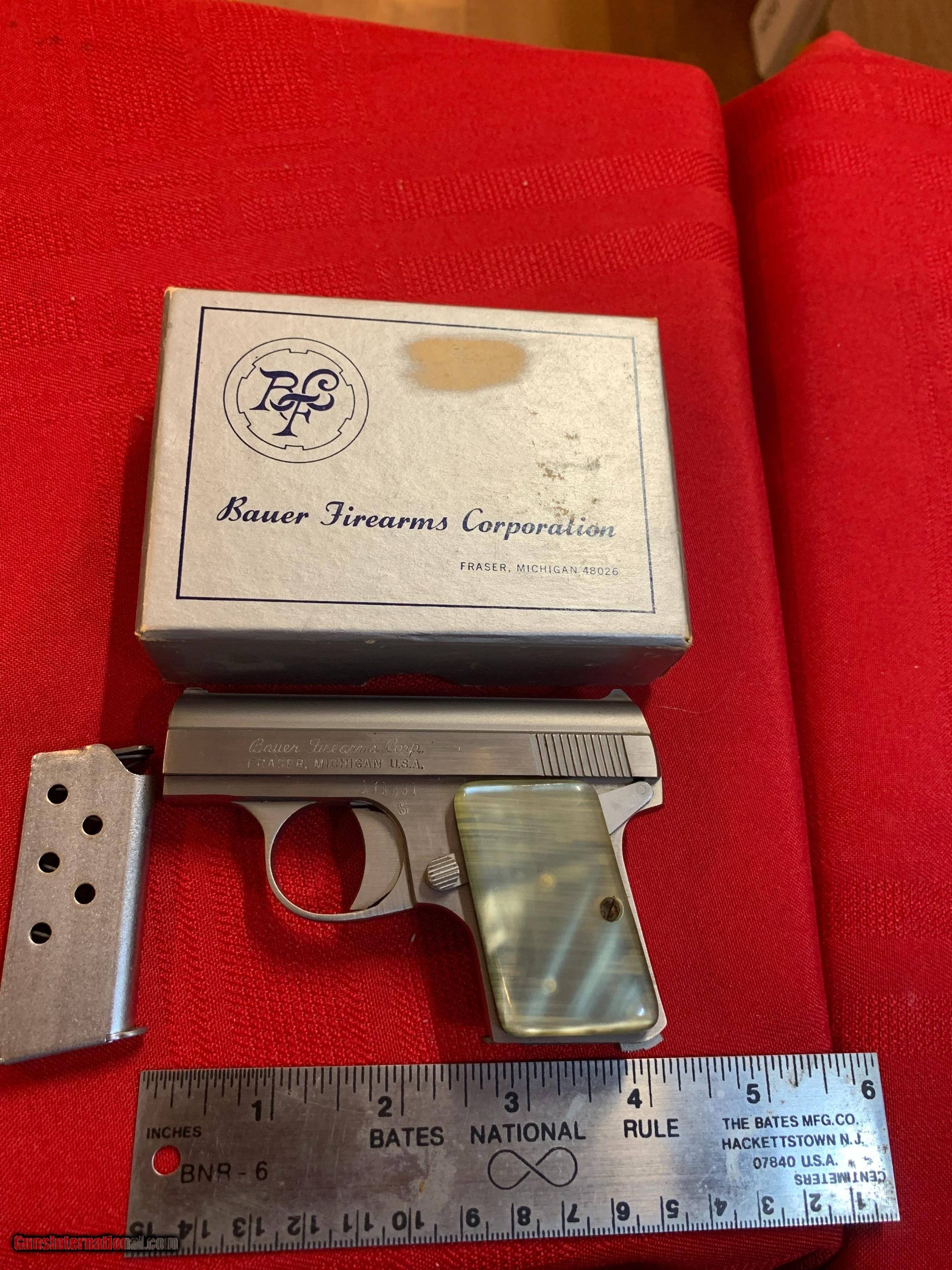 Bauer 25 Acp Stainless Pistol