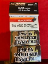 Winchester/ Blazer/ PMC
9mm Luger - 2 of 2
