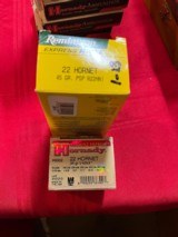 Hornady and Remington22 HornetAmmo - 2 of 2