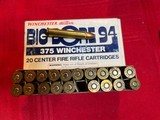 Winchester Big Bore 375 Caliber - 1 of 1