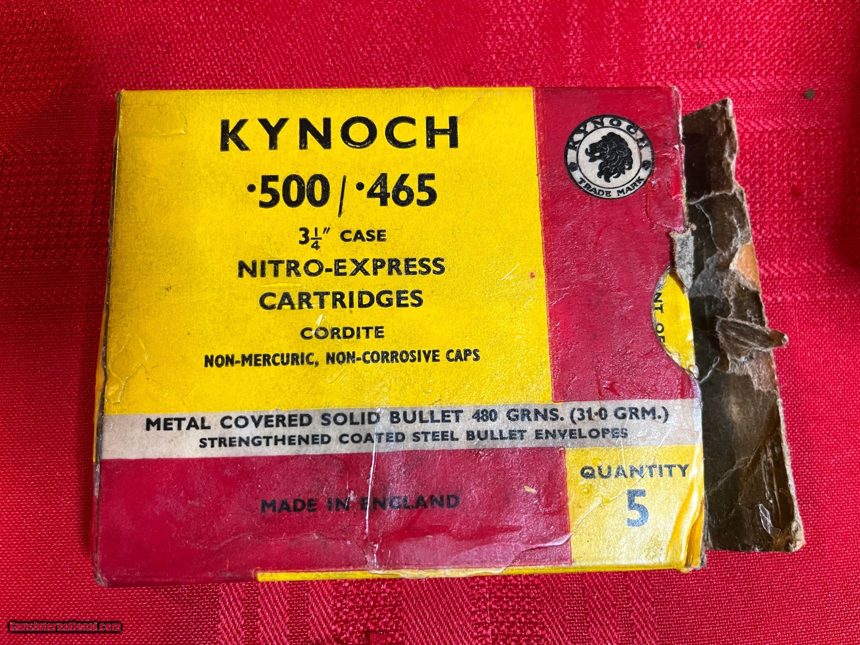 Kynoch 500/465 3 1/4