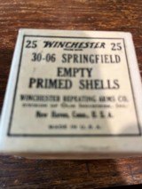 Winchester NOS Primed empty 30-06 Brass - 1 of 3