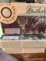 Weatherby Brand 270 WBY Magnum Ammo - 1 of 3