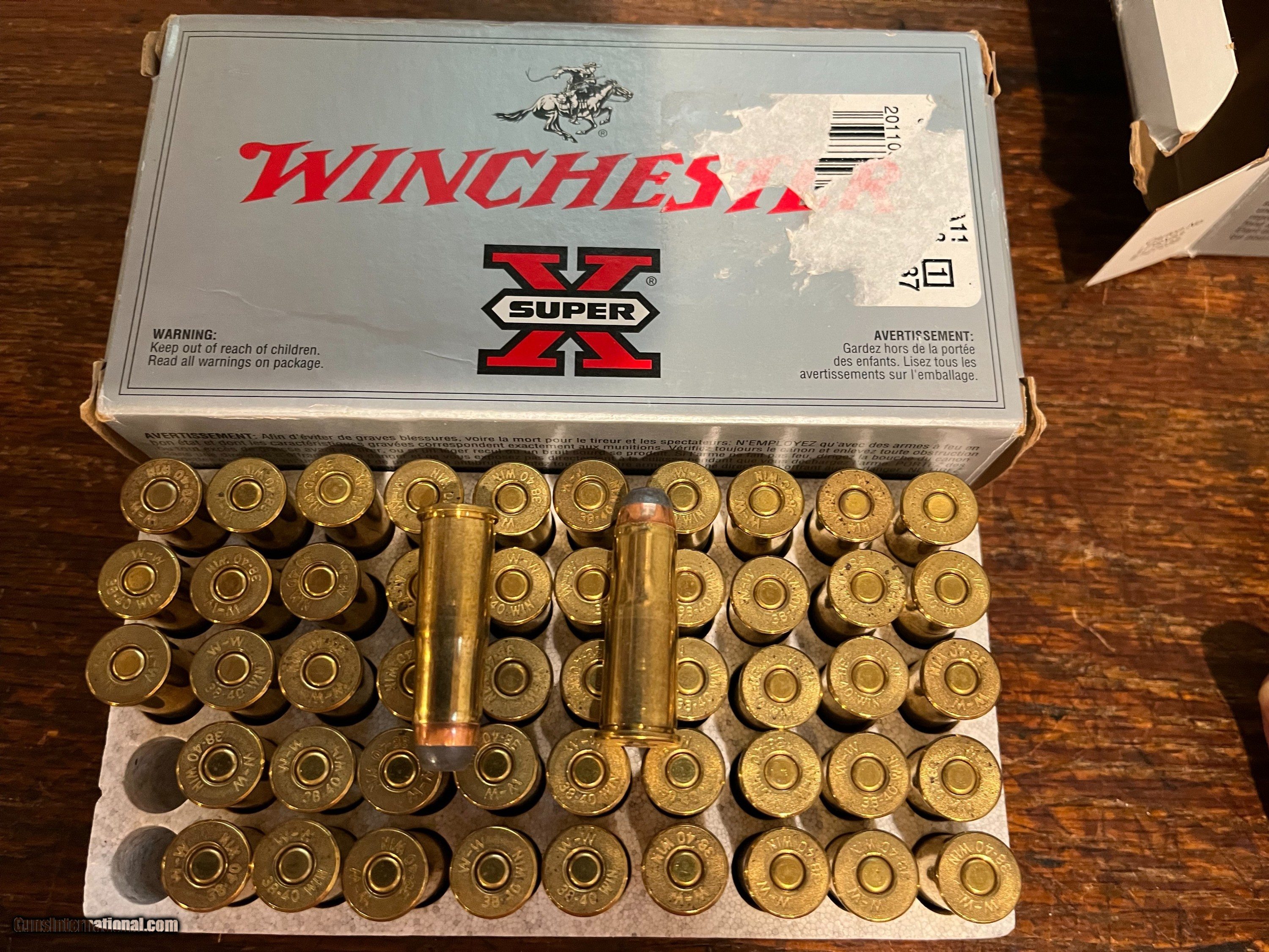 Winchester 38-40 180 Grain