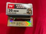Hornady and Winchester
35 Remington - 2 of 2