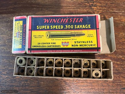 Winchester- Sierra 300 Savage Brass and 308