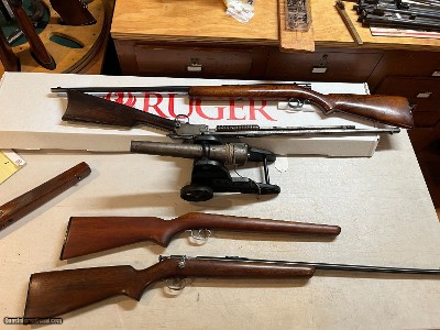 Winchester Model 67A With Extra Stock.