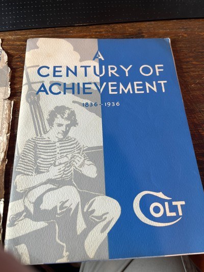 Colt Century of
Achievement Booklet 1836-1936