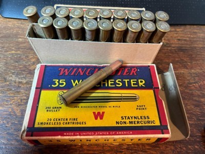 Winchester Brand 35 Winchester Caliber Ammo