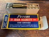 Peters 250 Savage Ammo - 1 of 2