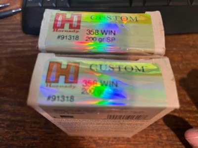 Hornady Custom 358 Winchester Ammo - Image 2 of 2