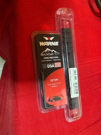 Warne Pic Rail for Tikka - Image 1 of 1
