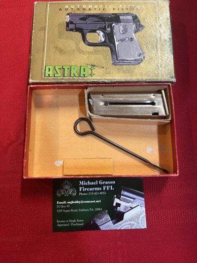 Astra Cub Pistol Box Clip and Literature - Image 2 of 6