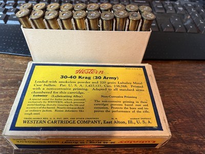 Western30-40 Krag 220 Grain Ammo - Image 2 of 2