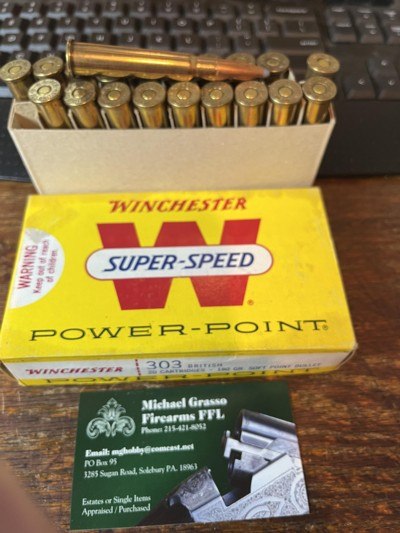 Winchester 303 180 Grain Ammo - Image 1 of 1