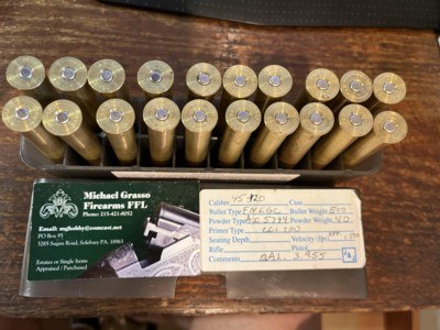 Ballard Cartridge Co.45-120-500 Cartridges - Image 1 of 4