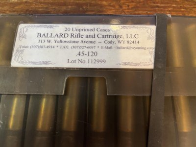 Ballard Cartridge Co.45-120-500 Cartridges - Image 4 of 4