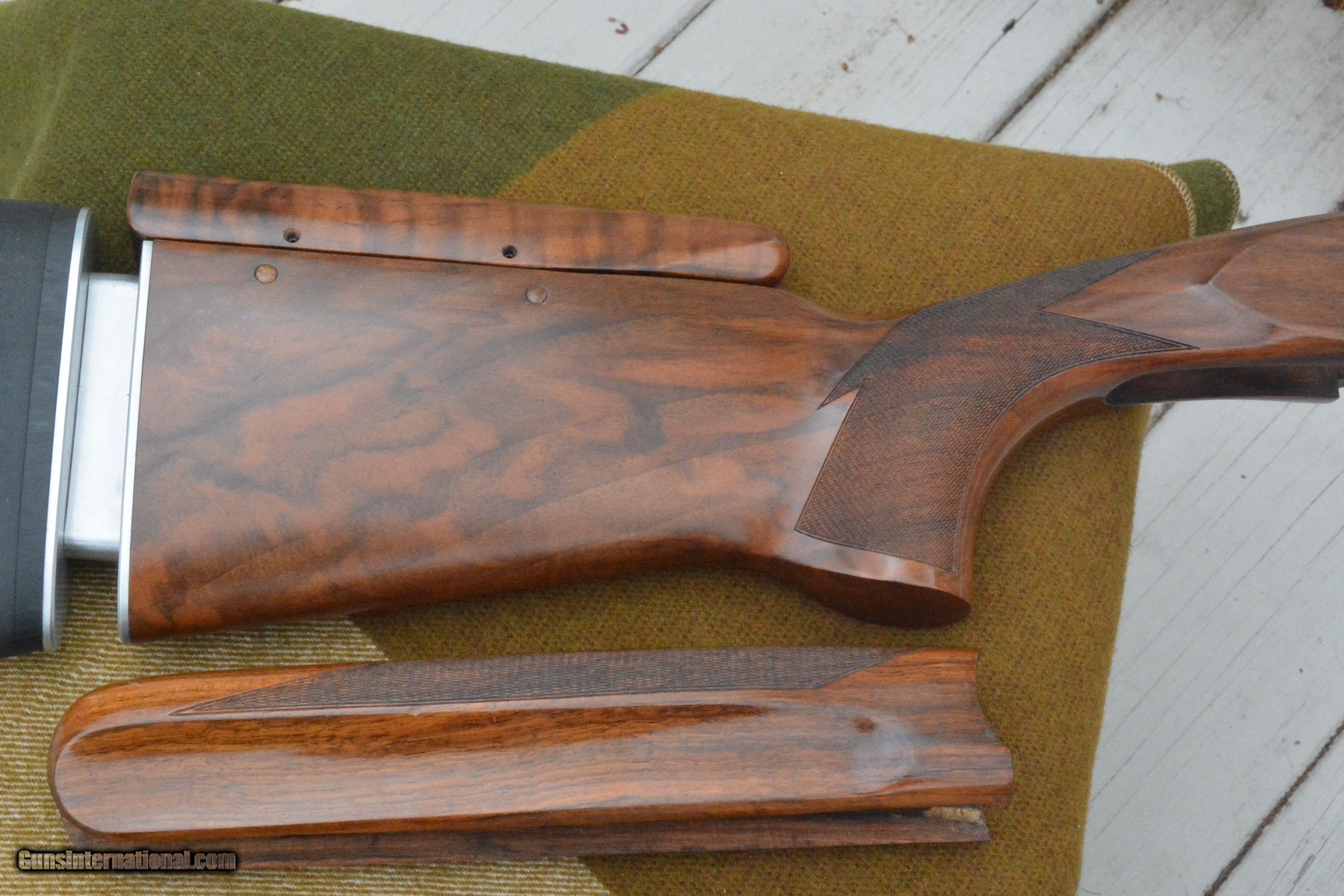 Perazzi mx8 stock and forend, soft touch, mint