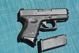 GLOCK MODEL 33 357 SIG W/LASERMAX, EXC. - 1 of 7