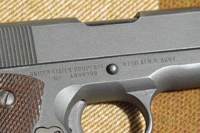 REMINGTON RAND 1911A1, MFG 1944, ALL CORRECT. EXC PLUS - Image 2 of 15