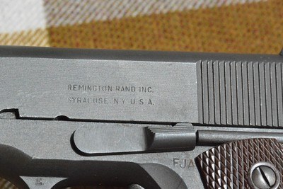 REMINGTON RAND 1911A1, MFG 1944, ALL CORRECT. EXC PLUS - Image 7 of 15