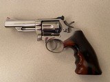 SMITH & WESSON MODEL 19-3 (Nickle) .357 MAGNUM COMBAT 4" BARREL - 1 of 11