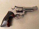 SMITH & WESSON MODEL 19-3 (Nickle) .357 MAGNUM COMBAT 4" BARREL - 5 of 11
